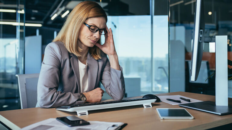 Woman in the office