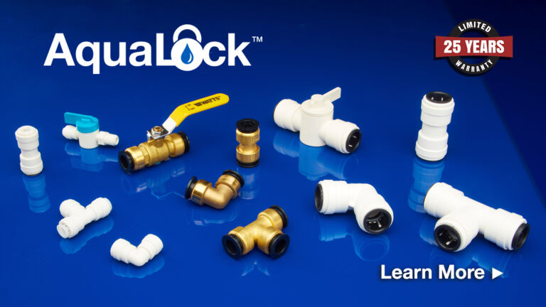 AquaLock Push-to-Connect Fittings